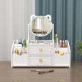 Wholesale Table Top Cosmetics Mirror Drawer Type Jewelry Box Skin Care Lipstick Shelf Desktop Facial Mask Cosmetics Storage Box