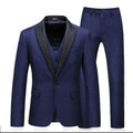 Men's High-End Three-Piece Casual Suit Top Grade Business Slim Young Fashion Groom's Formal Attire Plus Size
