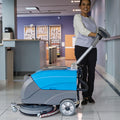 OEM Battery Powered 110V/120V/220V/230V Walk-Behind Floor Scrubber Electric Warehouse Cleaning Machine New Condition
