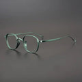 New Design Women Mens Round Acetate Pure Titanium Eyewear Spectacle Eye Wear Glasses Optical Frame Eyeglasses Frames