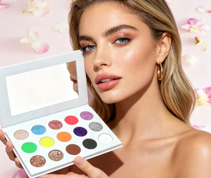 Daily Matte Glitter Shimmer Pearl Daily Party Eyeshadow Palette 15 Colors