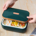 800ML Dual- Purpose Self-Heating Electric Lunch Box Hot Kids 3-in-1 Food Heater Portable for Office Use