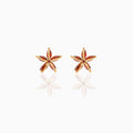 INS Gold Plated Earrings 925 Silver Needle Jewelry Women Sea Animal Colorful Zircon Stud Earrings Fashion Jewelry Earrings
