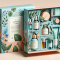 Custom Body Care Emballage Carton Biodegradable Packaging Newsprint Packing Paper Craft Cosmetic Skincare Cardboard Paper Box