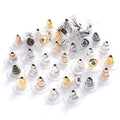 Metal Ear Backs Stopper Metal Back Plugs Findings Jewelry Accessories DIY Earrings Supplies