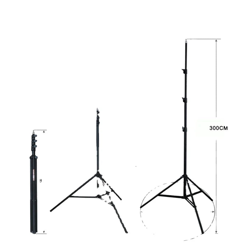 XEAST Industrial Grade SPCC Metal 300CM/3M Adjustable Laser Level Tripod