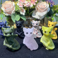 Kindfull High Quality Fengshui Natural Crystal Stone Mix Material Fly Dragon Crystal Quartz Craving Animals Crystal Decorations