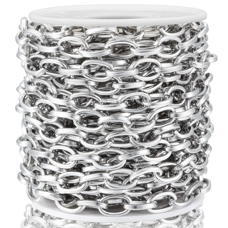New Designer Handmade Plated Cable Chains Necklace for Diy Jewelry Making Findings Accessories