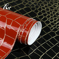 In Stock 0.7mm Crocodile PVC Leather High Quality Artificial Synthetic Leather for Bags Shoes Home Decoration and Upholstery