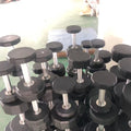 Commercial Gym Equipment Free Weights Dumbbell Dumbbell Free Weights Set Black Urethane Round Dumbbell