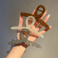 Hot Selling Transparent Advanced Sense Delicate Elegant Temperament Light Luxury Acrylic Hair Claw Shark Claw Hair Claw