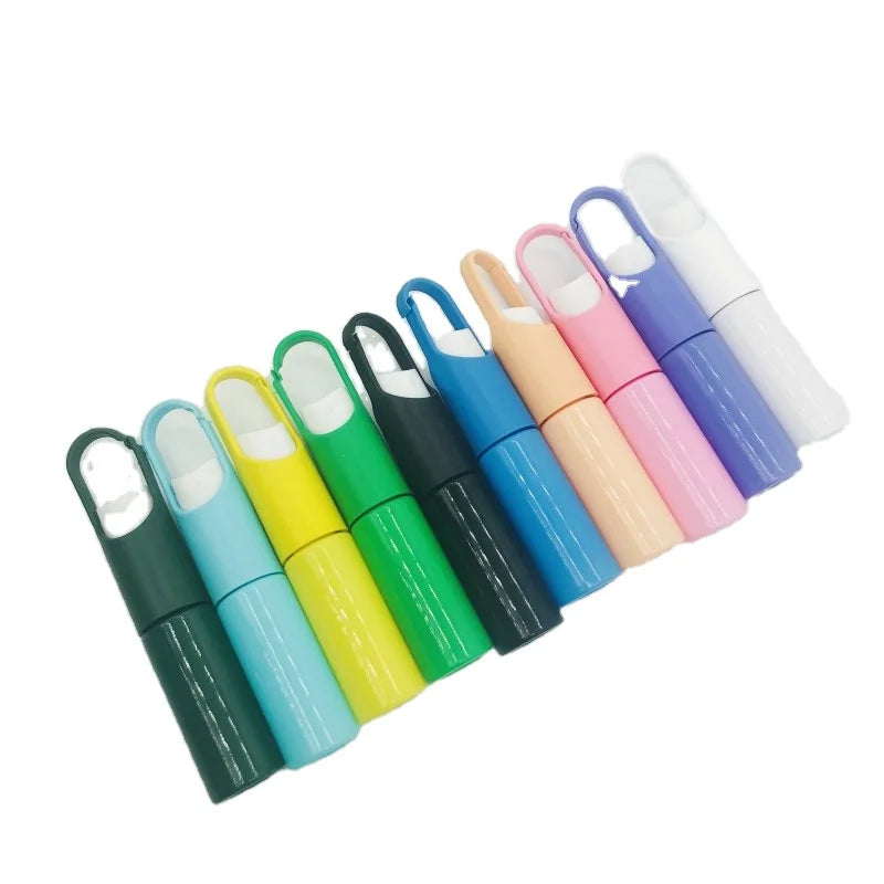 High Quality Portable pp Plastic Pocket Sized 20ml Empty Credit Card Perfume Bottle with Hook for Travel