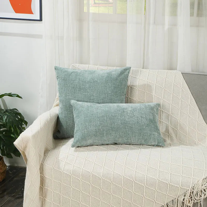 Amity European Style Sofa Pillowcase Custom Modern Decorative Chenille Throw Pillows Cushions Cover 2024