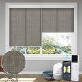 Alexa Tuya Wifi Roller Blind Motorized Sunscreen Window Roller Blinds Remote Control Automatic Blinds Curtain Roller Shades