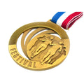 Custom 85mm Free Design 3D Embossed Zinc Alloy Die Casting Sport Winner Player Award Trophy Medal for Sale