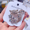 Simple Women's Simple Fashion Fox Corsage Sweater Coat Accessories Brooch