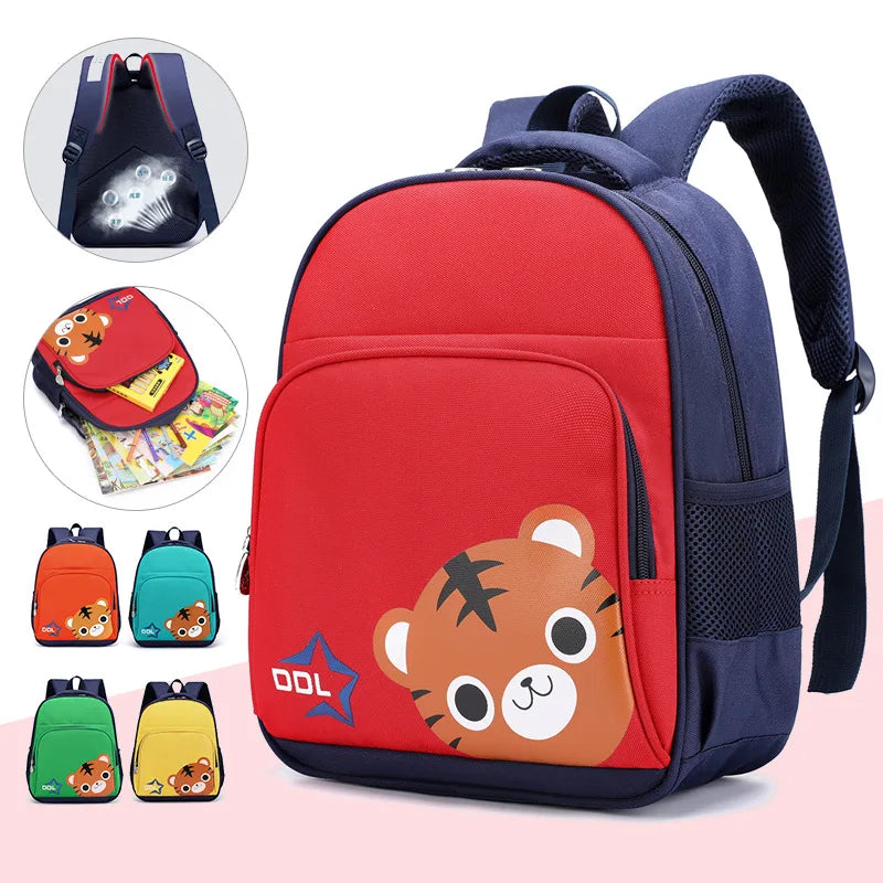 Custom Logo Direct Factory Waterproof Zipper Children's School Backpacks for Boys and Girls-Travel Casual Sports