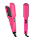 ULELAY Professional Wide Version Portable Flat Iron Quick Heat PTC Plate Straightener LCD Display for Home Salon Use for Hotels