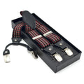 Wholesale Y Back Mens Suspenders With 4 Strong Clips Wide Adjustable Elastic Braces for Casual&Formal