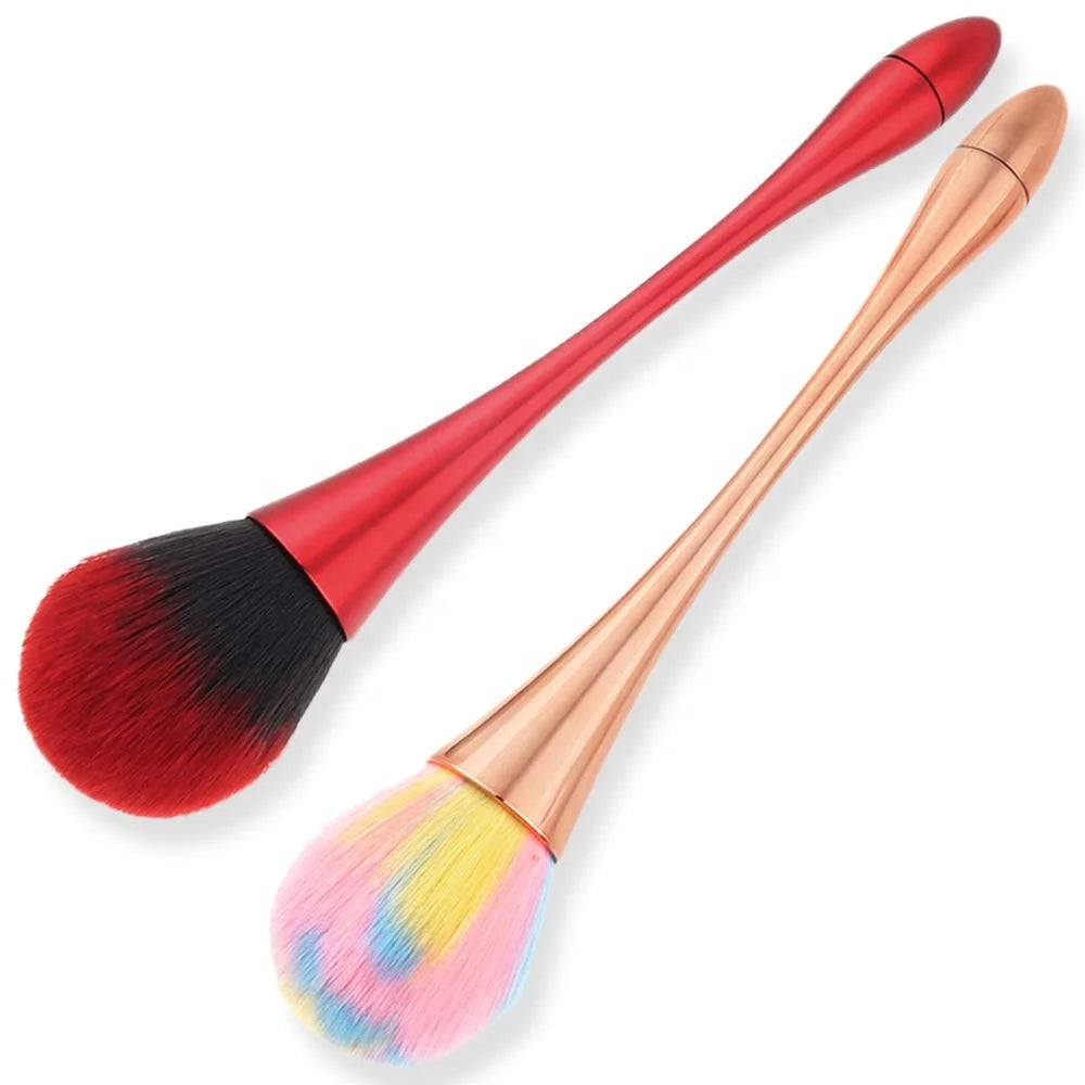Remove Dust Powder for Acrylic Rose Shape Nail Art Brush Kit Manicure Brush Clean up Tools Makeup Brushes Set