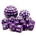 D3-D100 Polyhedral Dice Set 100 Sided Acrylic Dungeons & Dragons D100 Spherical Ball Manufacture's Plastic Dice Games