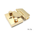 Metal Buckle Lock Hardware For Bags Handbag DIY Craft Turn Locks Clasp Bag Locks
