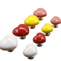 Various Colors Lovely Wardrobe Handle Bedroom Drawer Knob Children Cabinet Ceramic Handles and Knobs 1708