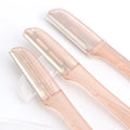 New Arrival OEM Women Eyebrow Razor Dermaplaning Tool 1 Blade Makeup Trimmer 8pcs with 1 Cover