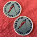 Cheap Eco-friendly Sports Club Flag logo Embroidery Patch3D Raised logo Twill Embroidery Applique Tags