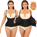 Women's Neoprene Sauna Sport Waist Trainer Corset Zipper Body Shaper Cincher Shapewear Breathable Feature Slimming Belt Girdle