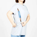 KM002 Factory Directly  Side Zippers AU Size Nursing Clothes Tops Feeding Maternity Wear Modal Cotton Maternity Shirts