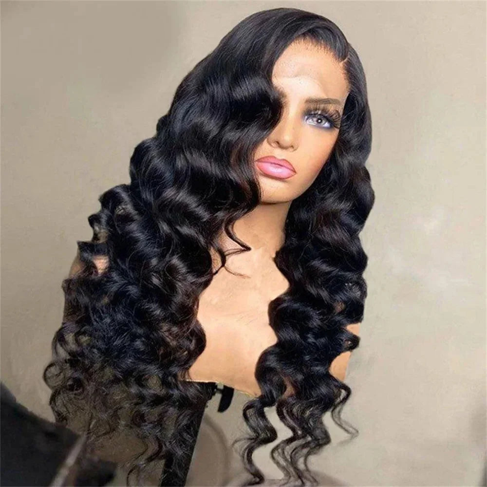 Loose Deep Wave Transparent HD 13x4 13x6 360 Full Lace Front Wigs glueless Virgin Brazilian Pre Pluck Raw Lace Human Hair Wigs