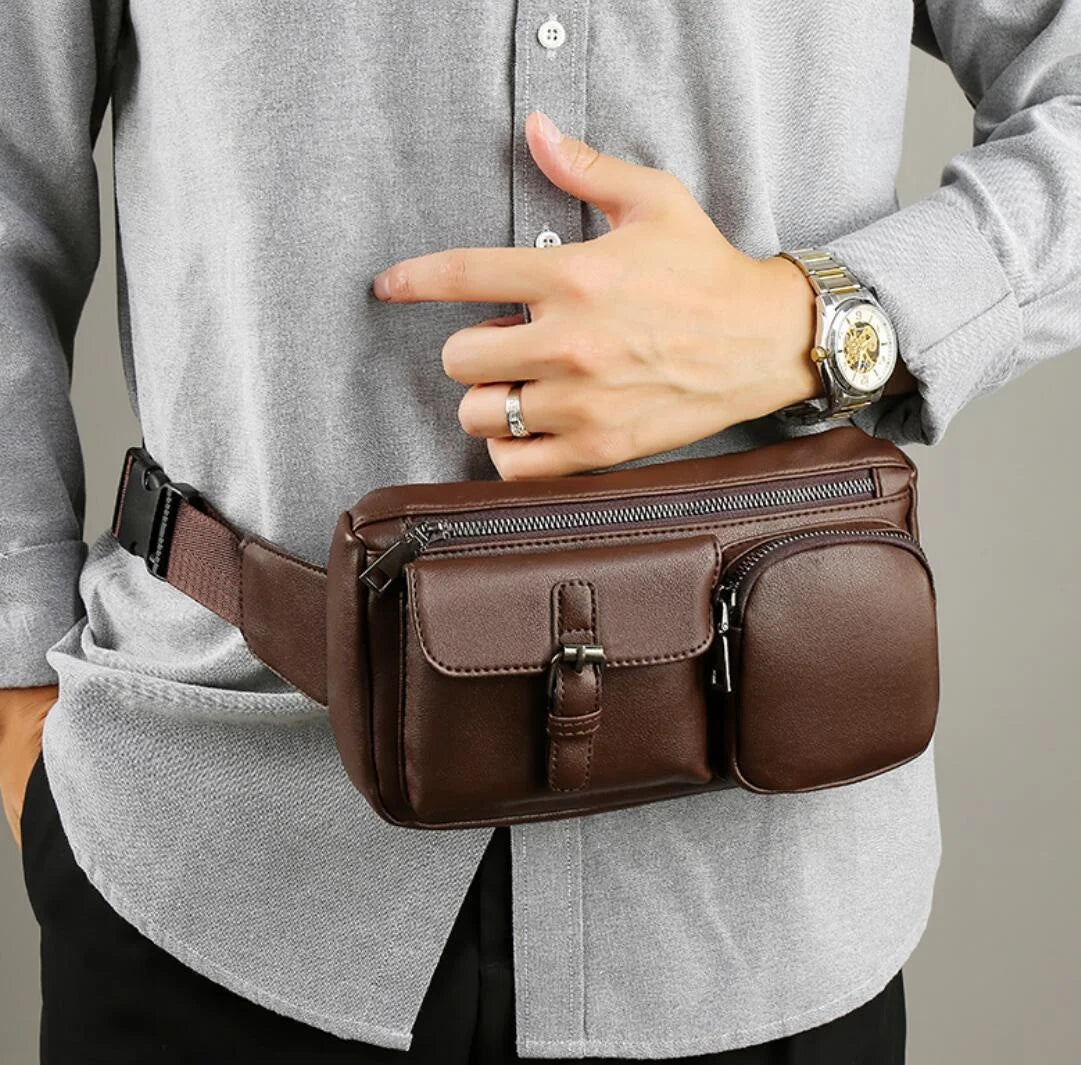 2026 Men's Chest Shoulder Diagonal Trendy Waist Bag Outdoor Cycling Sports Backpack Mobile Phone Bag for Unisex