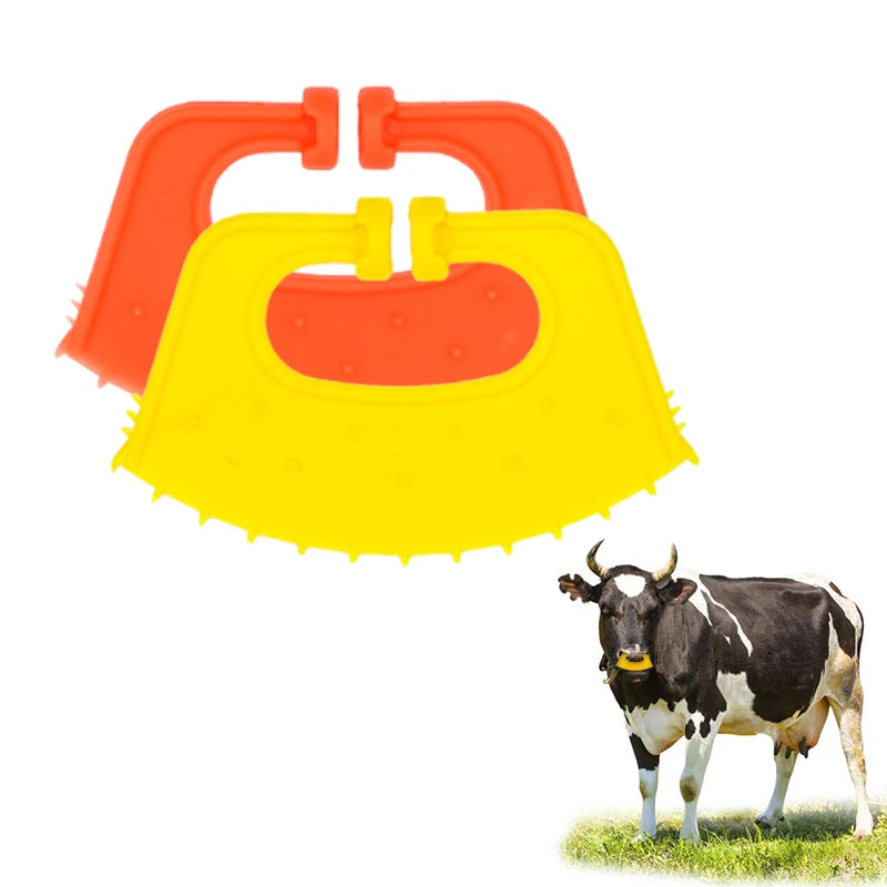 Calve Weaning Tool Anti-Sucking Cow Nose Ring Calf Weaning Set Plastic Milking Stop Kit Cow Calf Weaner Bull Nose Ring for Sale