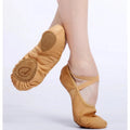 Stretch Ballet Shoes for Women Kids and Adults  Soft Soled Dance Shoes with Elastic Band Customize logo