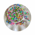 Mix Colors Festival Round Ball Pearls 1kg Mini Soft Clay Kids Slime Toys Educational Tools Scrapbooking