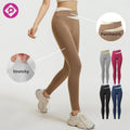 Patchwork High Waist Yoga Pants Lift Fitness Fitness Trousers Running Sports Stretchy Yoga Leggings
