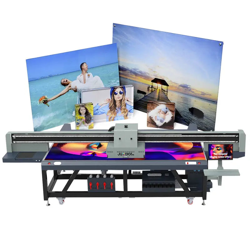3.2m Uv Printer for Wood Glass Metal Acrylic Tiles Ceramic Plastic Industrial UV Printing Machine Flatbed Uv Printer 3220 Size