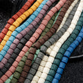 Hot Selling Wholesale lava Volcanic Yoga Healing Energy Stone Bead 10*10mm Cylindrical Bead lava Stone for Jewelry Making