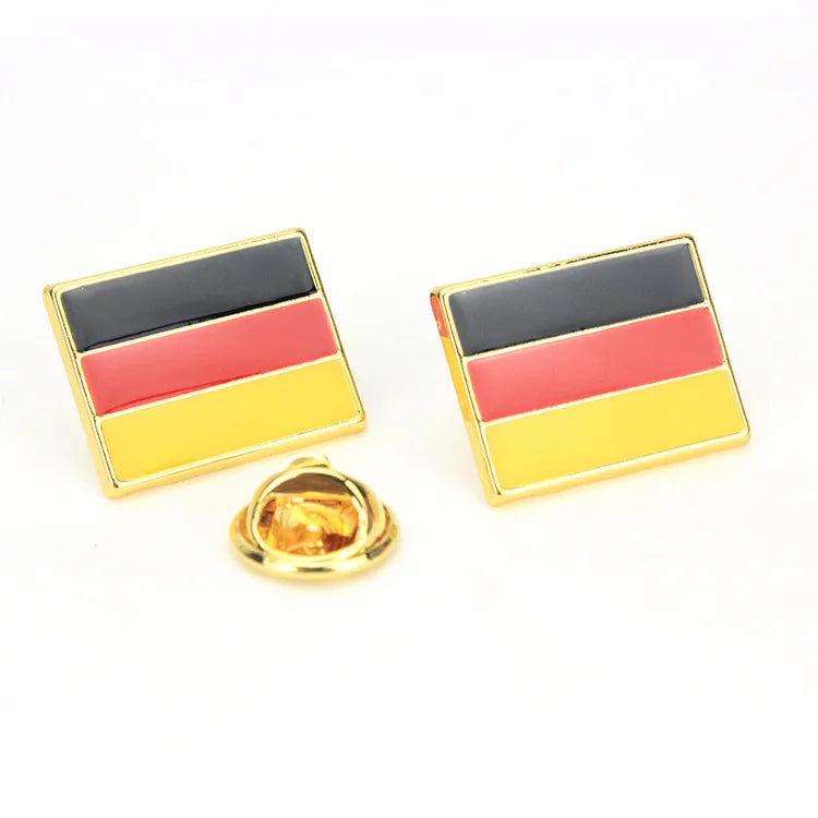 2022 Hot Selling Factory Price Germany Flag Enamel Pin Art Badges Brooch Cute Hard Enamel Lapel Pin