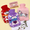 Hot Portable 1L Soft BS Hot Water Bottle Premium Plush Hand Warmer Great Gift for Parents and Children