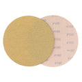 8Inch 200mm Gold Hook and Loop Sanding Disc Sandpaper Discs Flocking Sanding Paper for Abrasive Tools Polishing Wood Metal