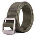 4cm Men's Nylon Canvas Outdoor Casual Hunting Belt with Alloy Zinc Buckle Customizable Length & Logo Options