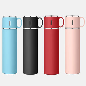 2025 Portable Handle 500ml Double Wall 304 Stainless Steel Thermos Water Bottlecoffee Mug for Travel