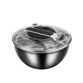 Hot Sale 304 Stainless Steel Manual Quick Dry 3.5L Capacity Eco-Friendly Salad Spinner for Dehydrating Vegetables and Fruit