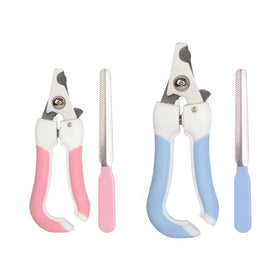 Factory Wholesale 2 in 1 Quality Pet Nail Cutter Cat Dog Nail Clipper and Trimmers