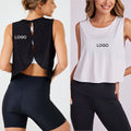 2025 Women's Quick Dry Gym Sports Yoga Crop Top One Piece Sports Workout Apparel Seamless Plus Size Fit Loose Print Design