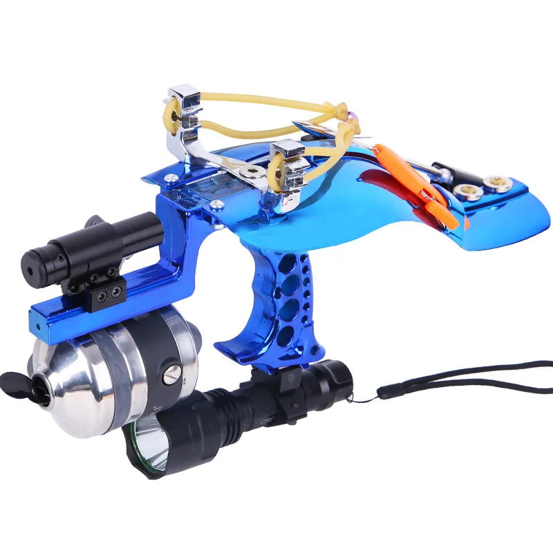 New Slingshot Fish Shooting Slingshot Integrated Bow Fish Dart Catapult Outdoor Stainless Steel Shooting Hunting