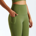 Custom Made Nylon Recycled Active Sport Wear No Camel Toe Sustainable Yoga Leggings Eco-friendly Scrunch Butt Gym Workout Pants