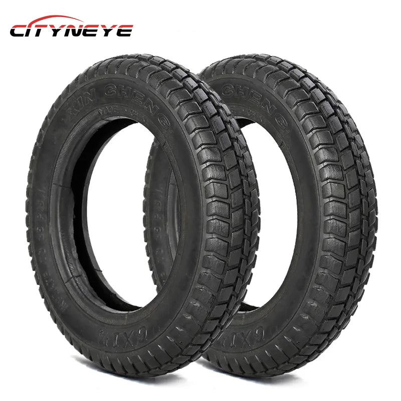 6 Inch Electric Scooter Tires Tubeless Rubber Pneumatic Tyre Spare Parts Accessories